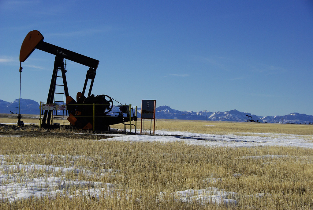 Near Conrad Oil Field well west of Conrad, MT. Paul Snyder Flickr