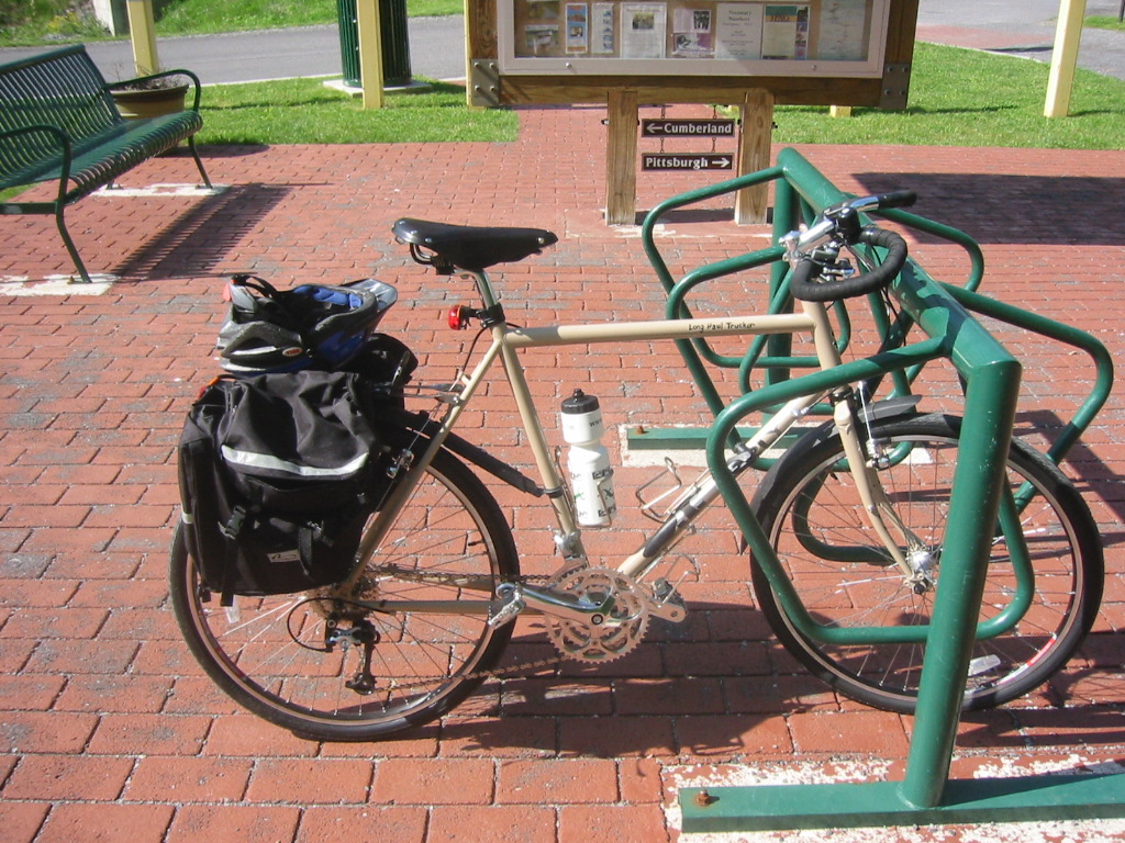 IMG_3354 New bike, in Frostburg on the GAP trail. MMM3721 Flickr