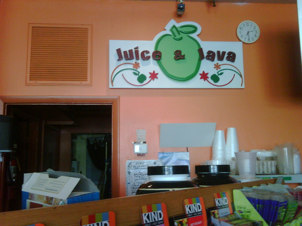 At Juice and Java keeping up with healthy food Powered by… Flickr