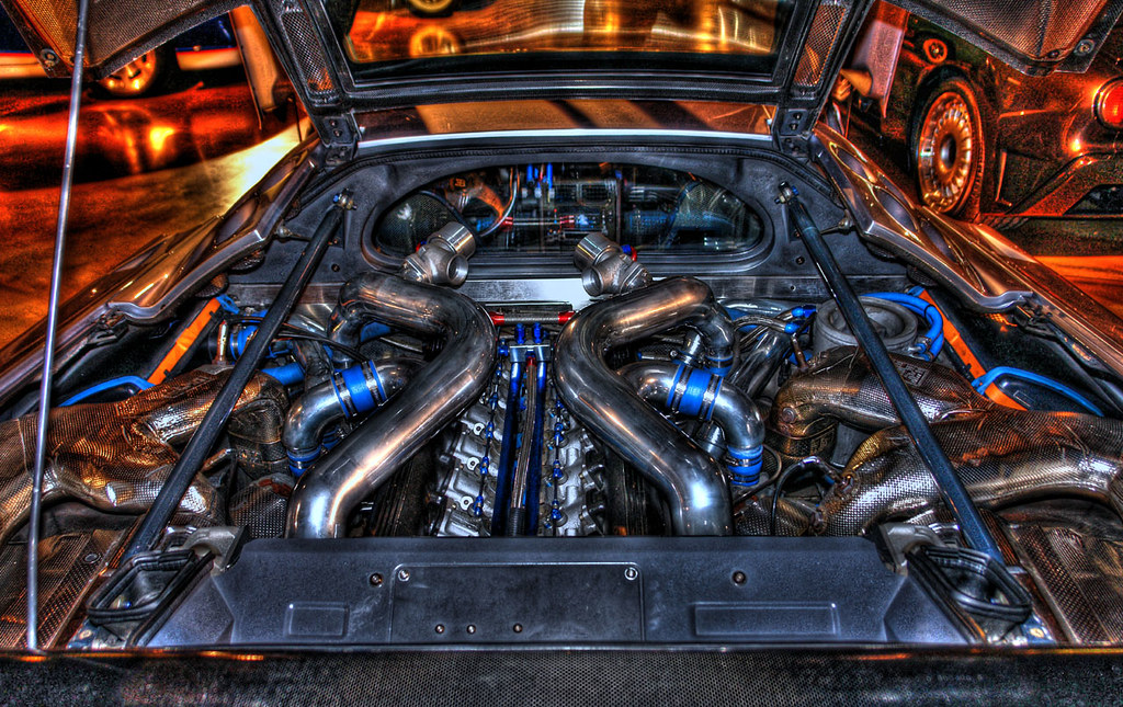 Canepa Design Bugatti EB110 Supercar (Engine Bay) Flickr