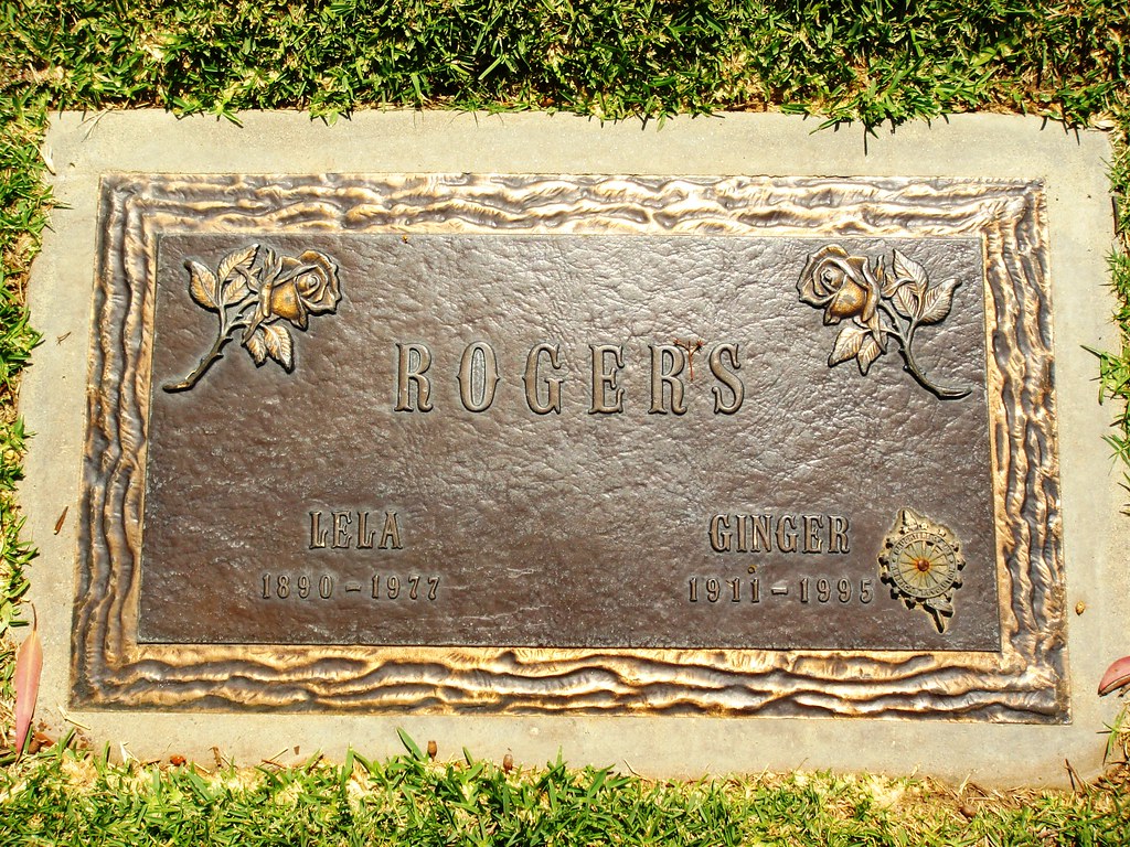 Ginger Rogers Oakwood Memorial Cemetery Chatsworth, Los An… Flickr