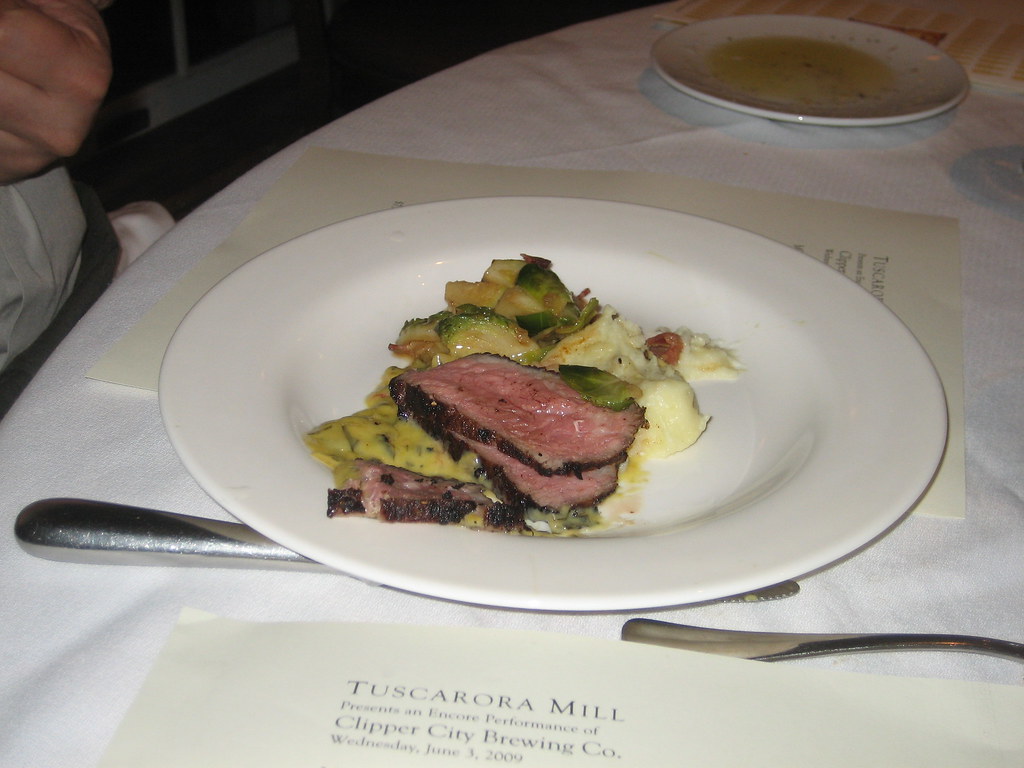 Main course NY Strip au Poivre New York Stip au Poivre w… Flickr