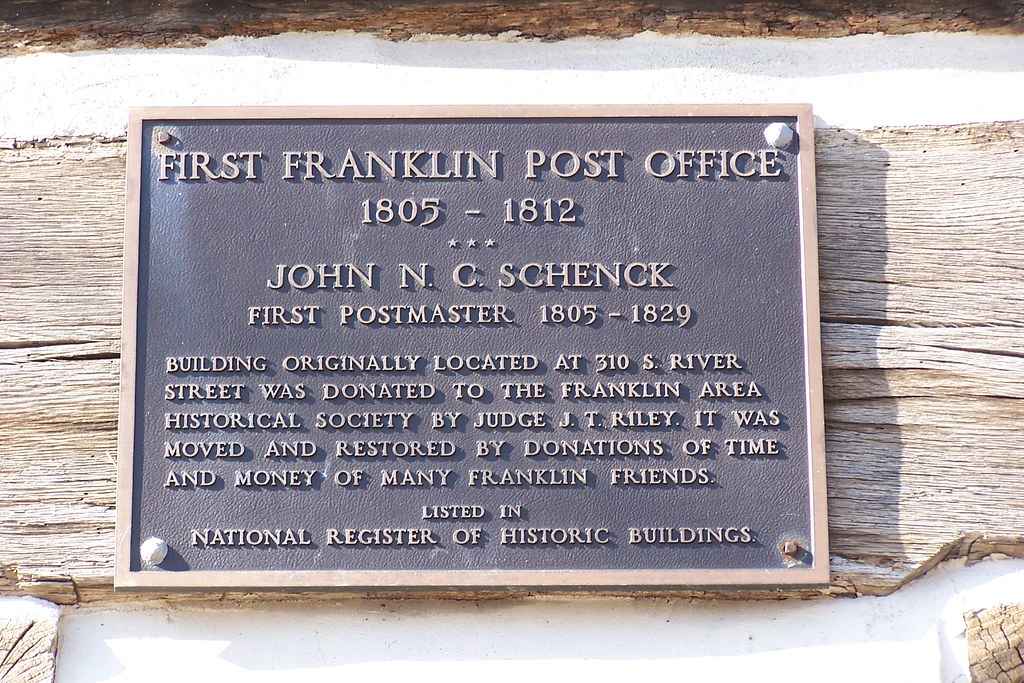 Plaque on First Franklin Post Office a photo on Flickriver