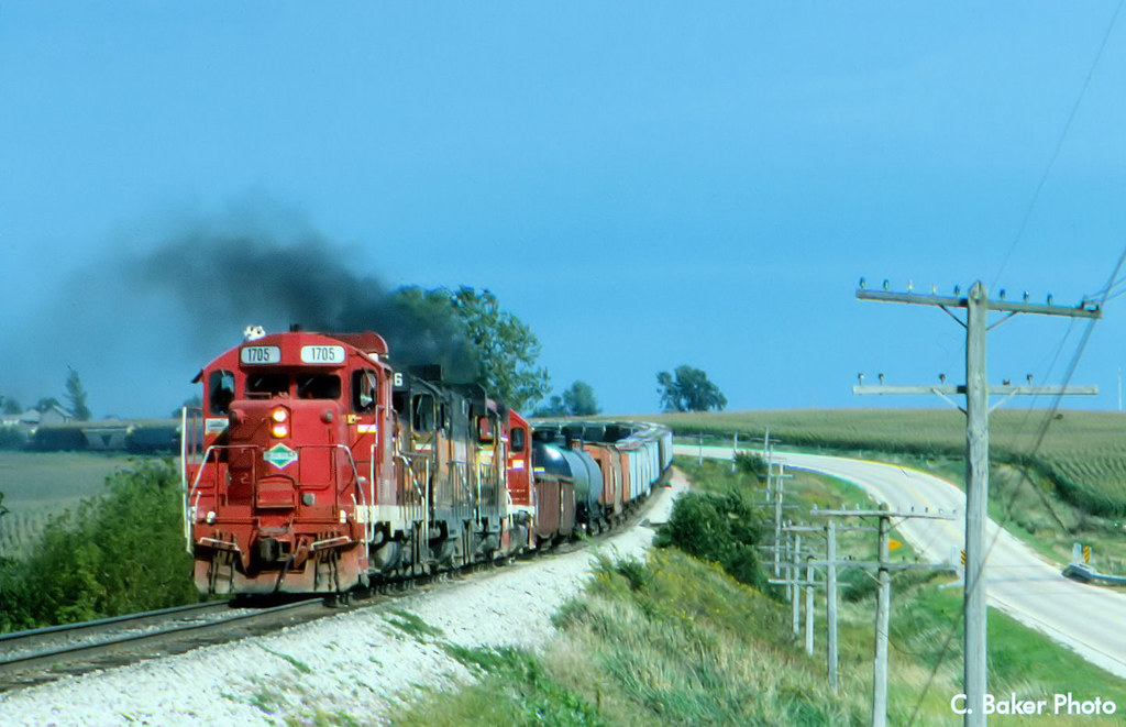Winthrop, IA 8/93 The roller coaster profile of the Dubuqu… Flickr