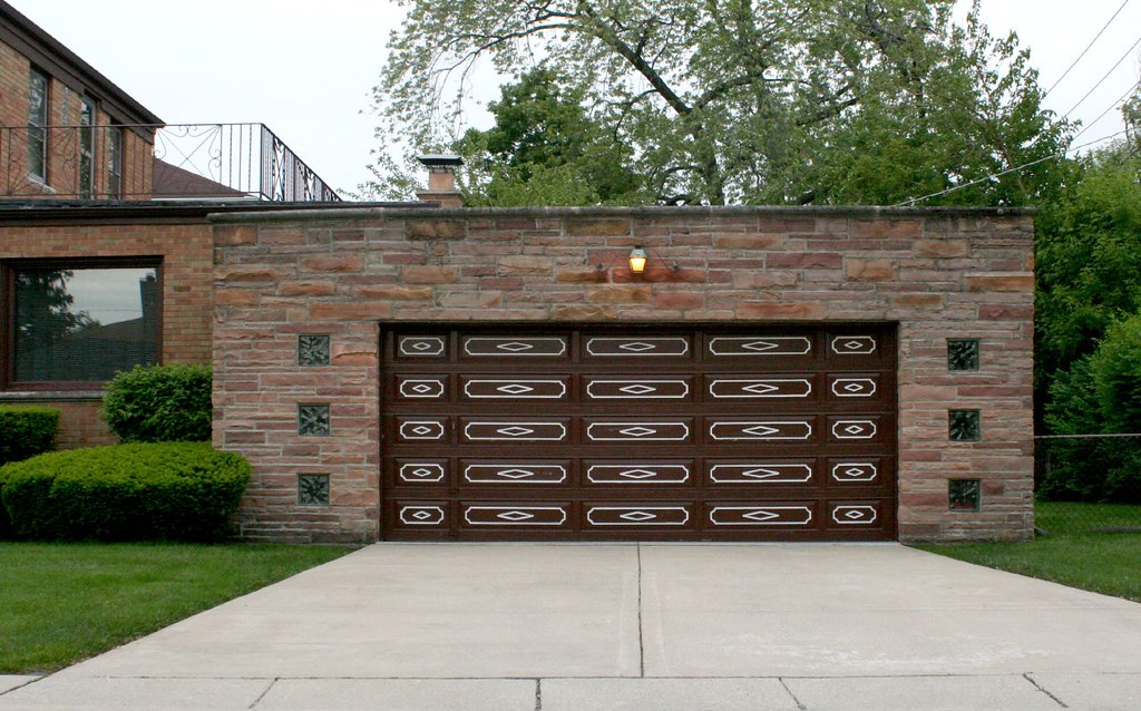 Midcentury garage door Robert Powers Flickr