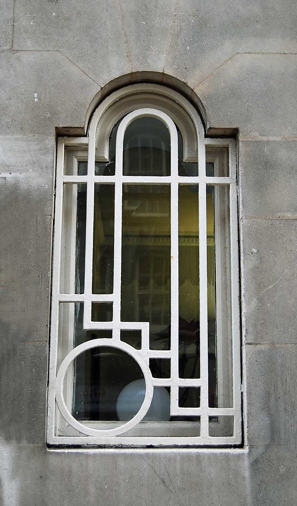 Art Deco window Princess Court, Queensway, Notting Hill. Maggie Jones Flickr