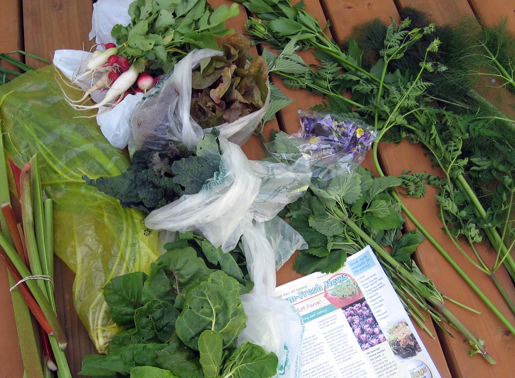 Red Basket Farm Week 1 Week 1's crop of produce from m… Flickr