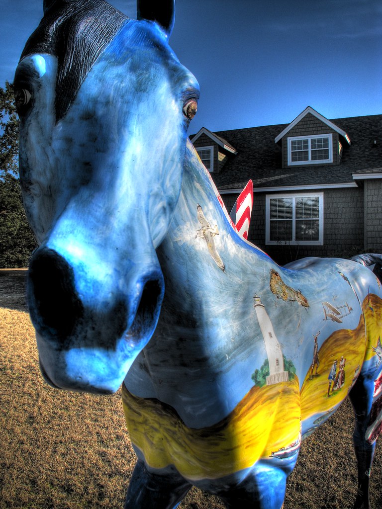 Outer Banks Horse Statue Kill Devil Hills, NC hburrussiii Flickr