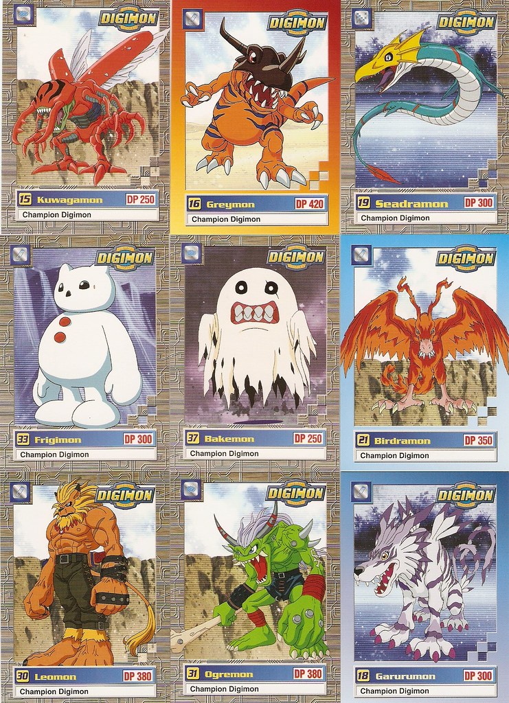Collectible Digimon Cards_Front2 I used to collect these k… Flickr