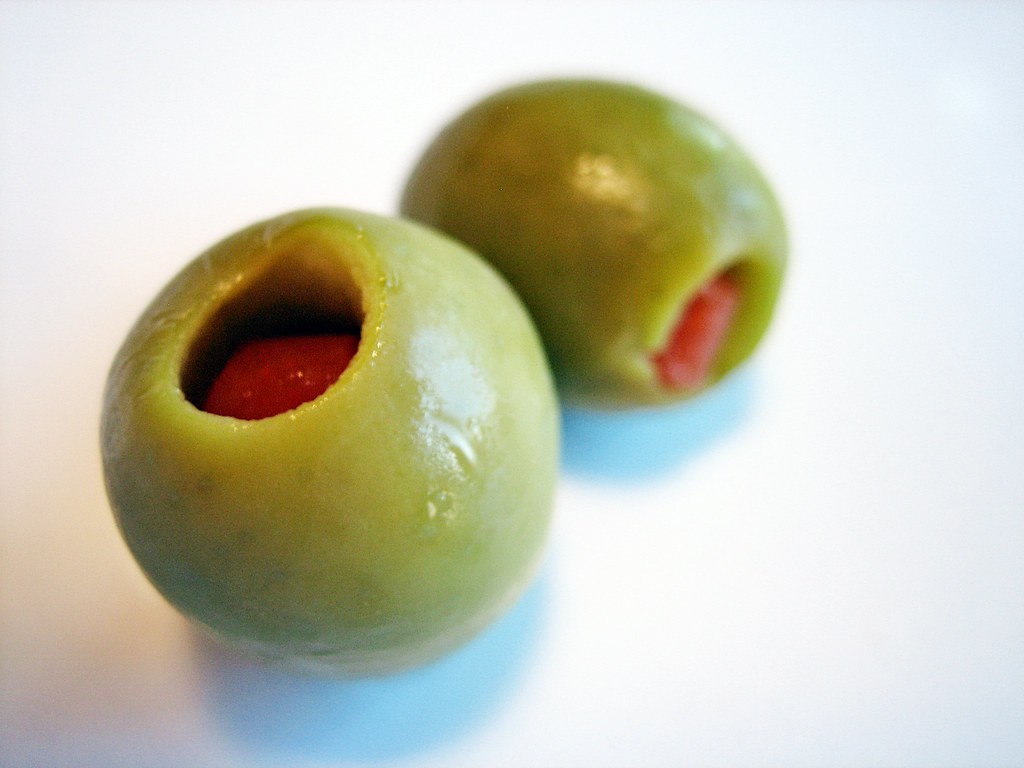 green olive pizza topper used in Healthy Recipe Mini Pizz… Flickr