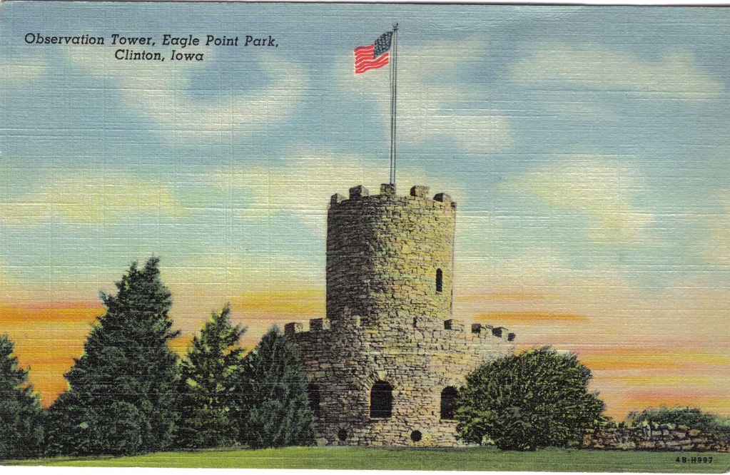Observation Tower Eagle Point Park, Clinton, IA The DLC Flickr