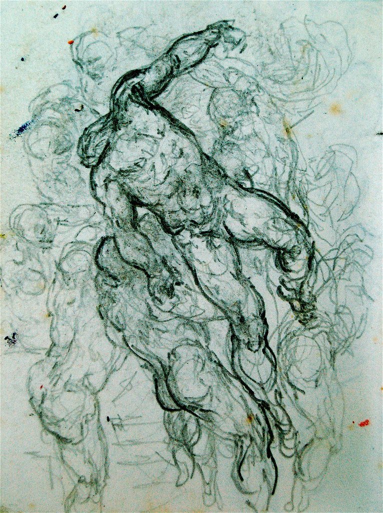 Deposition Deposição Drawing on my little sketch book. P… Flickr