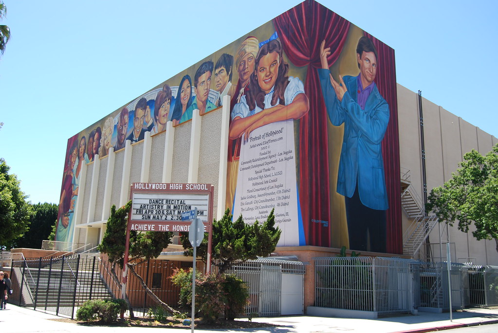 Hollywood High School mural The Hollywood High School mura… Flickr