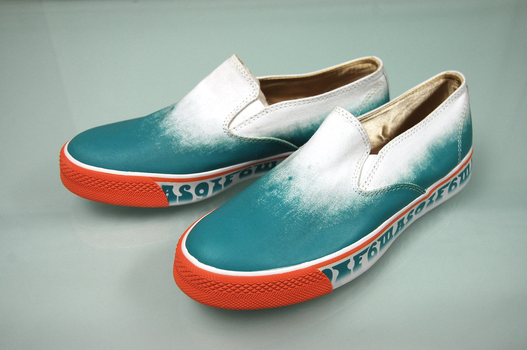teal and salmon slipon vans style shoes ebay some sampl… Flickr