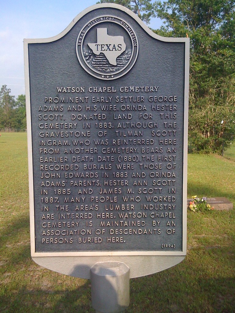 THS Watson Chapel Cemetery 1 Mile South of Bleakwood TX … Flickr