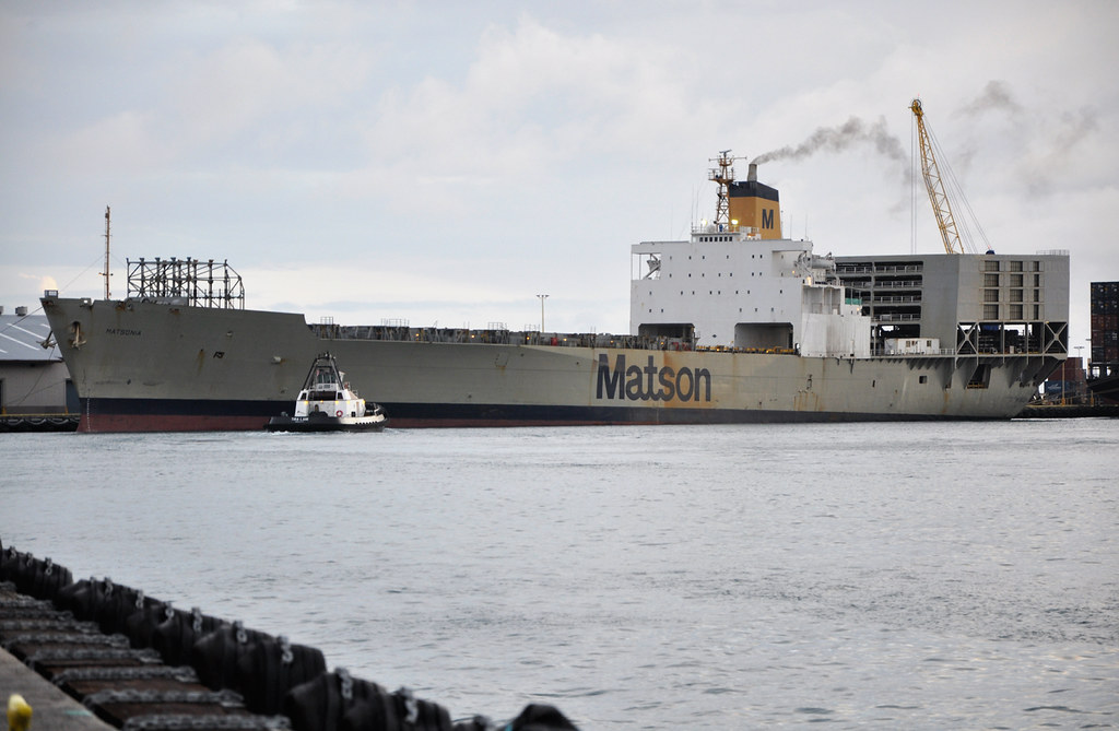 Matson Navigation's S.S. Matsonia View On Black. With not … Flickr