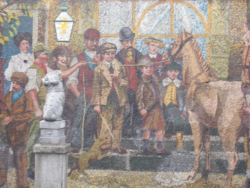 Holloway Circus Mural depicting events in Horse Fair Flickr