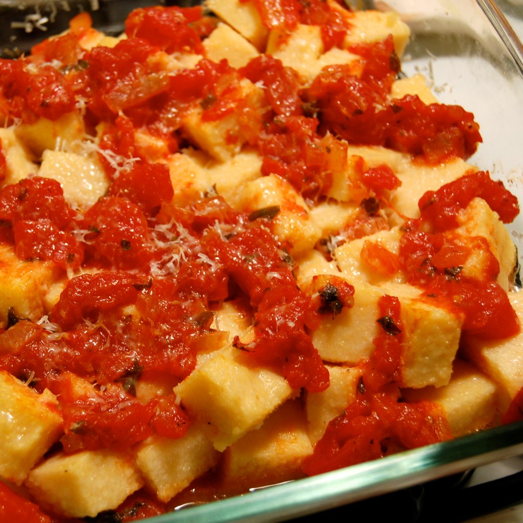 126/365 Baked Polenta Leftover cheesy polenta, refrigerat… Flickr