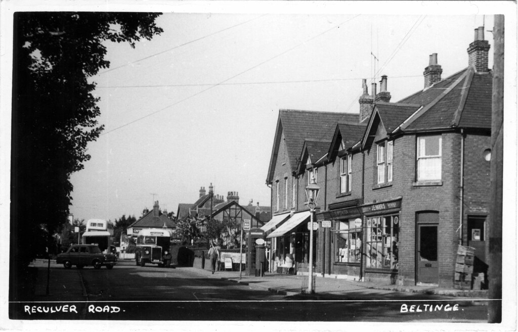 Kent in the 50's This card, of Beltinge, near Herne Bay, K… Flickr