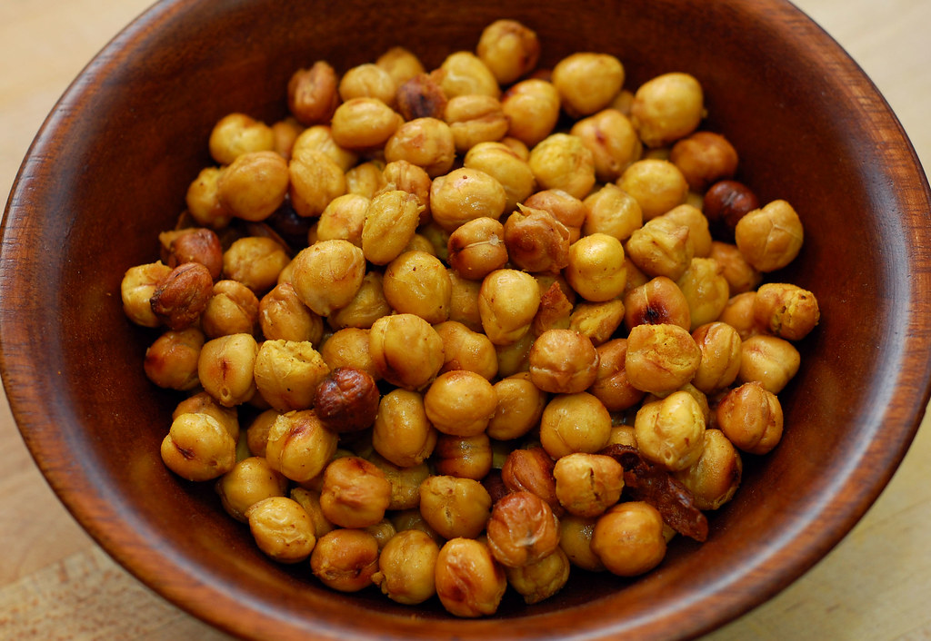 Turmeric and Cumin Roasted Chickpeas Flickr