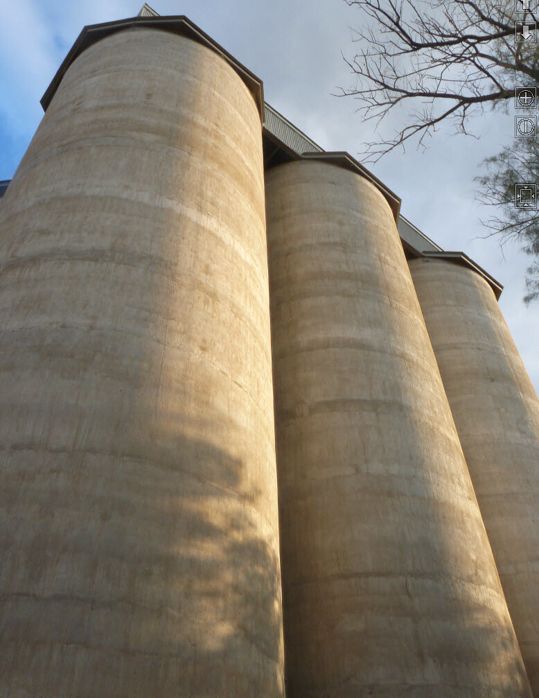 grain silo murray bridge Feral Arts Flickr