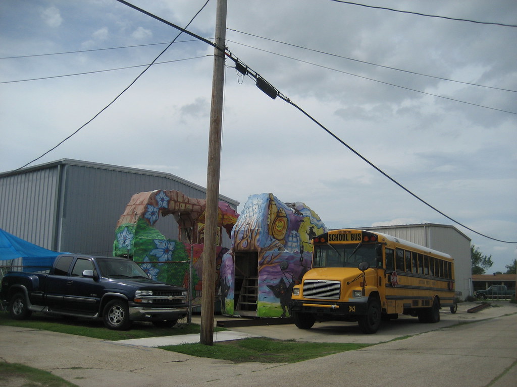 Westwego Schoolbus Floats Westwego, Louisiana. Infrogmation of New