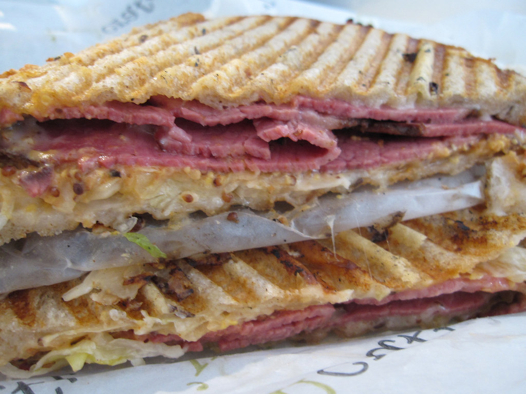 0219 'wichcraft pressed pastrami sandwich posted on LUNCH… Front