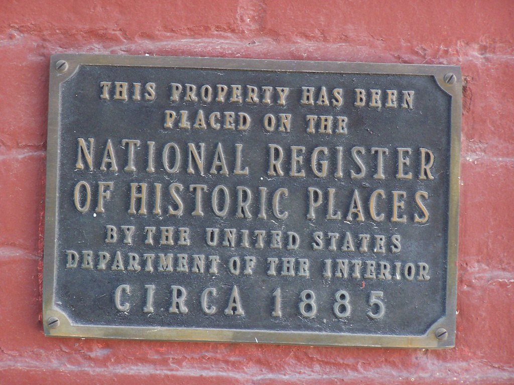Historical Plaque on the Gold Dust Hotel Fredonia, Kansas J