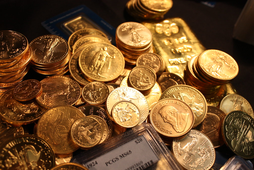 Gold Bullion Bars and Coins Interested in what you see her… Flickr
