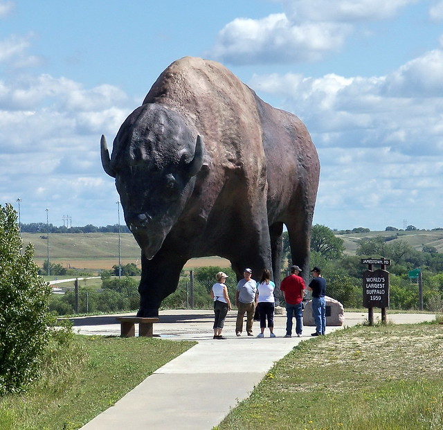 nd08i16 Jamestown Giant Bison, North Dakota 2008 a photo on Flickriver