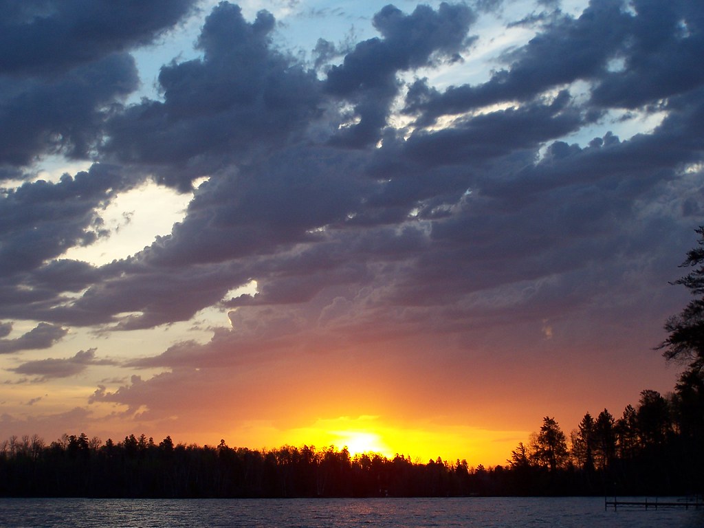 Sunrise Bear Island Lake Ely MN Todd Moon Flickr