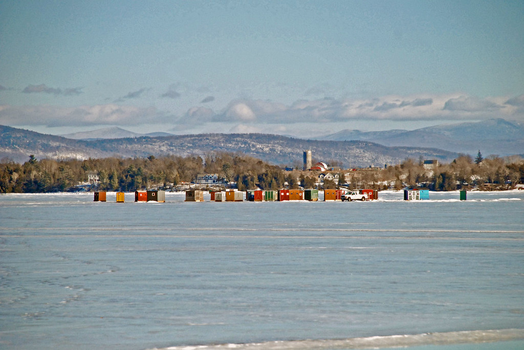 Shanty Town, Lake Champlain The Shanties are in New York S… Flickr
