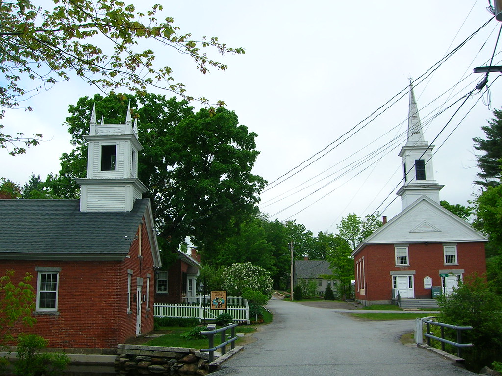 Library and Church Harrisville, NH Recovering Protestant Flickr