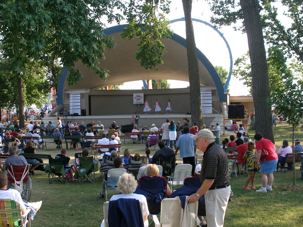 Clear Lake City Park Park in Clear Lake Iowa 4th of July 2… Tim