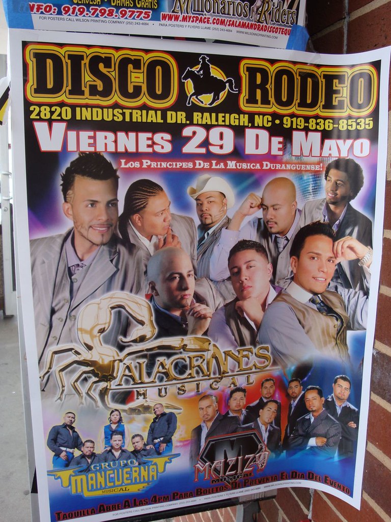 Disco Rodeo 5/29 Side of a phone booth. Roxboro Rd, Durham… Flickr