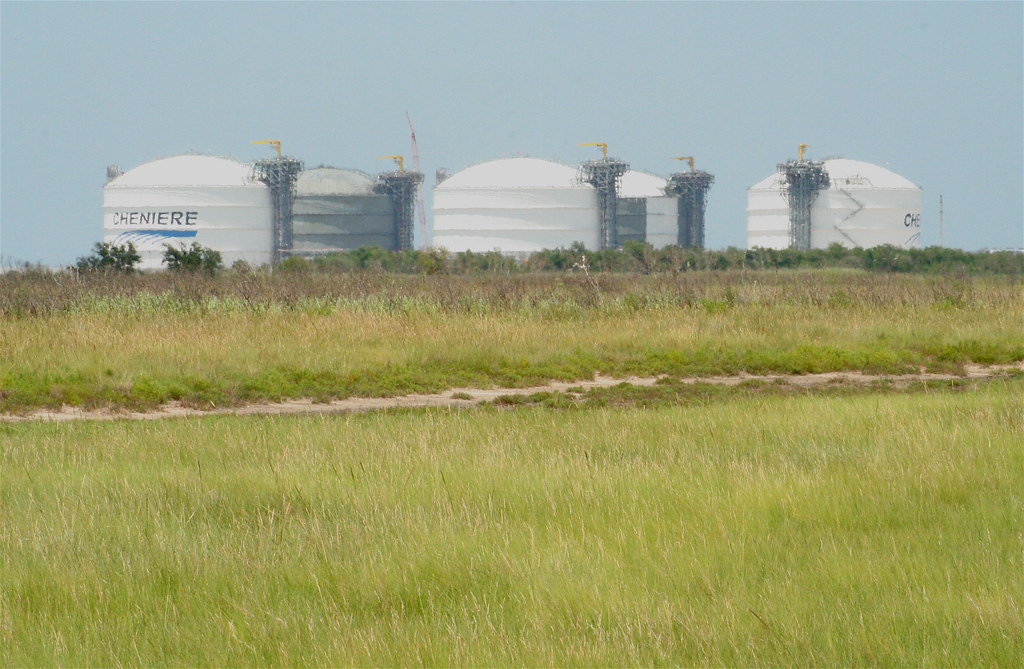 Cheniere Energy Sabine Pass LNG Five storage tanks at Amer… Flickr