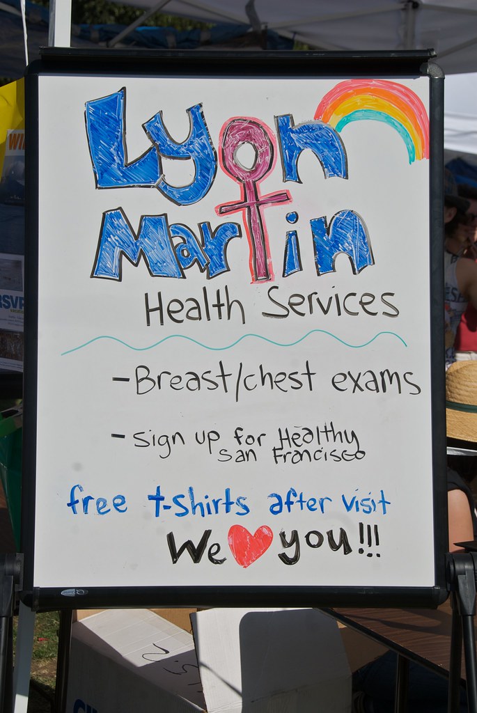 Lyon Martin medical exams at Dyke March in Dolores Park Flickr