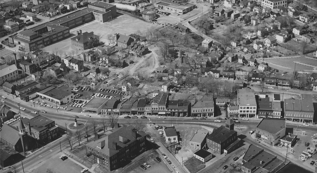 Vinegar Hill Aerial W. Main St. Business District (annot… Flickr