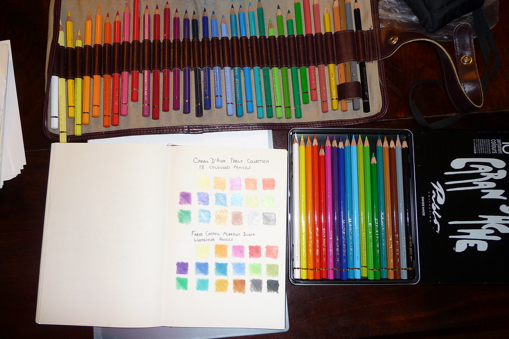 caran d ache pablo colored pencils color chart Keski