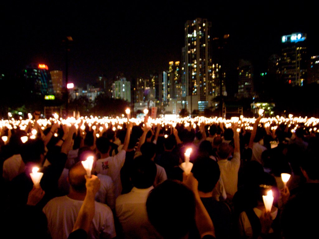 Hong Kong June 4 candlelight vigil 2009 Remember Tiananmen… Flickr