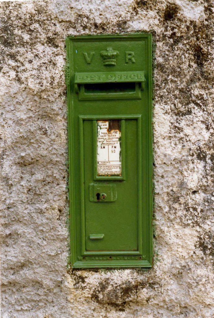 Irish Post office wall box, nr Maum, CO. Galway, Apr 1989 Flickr