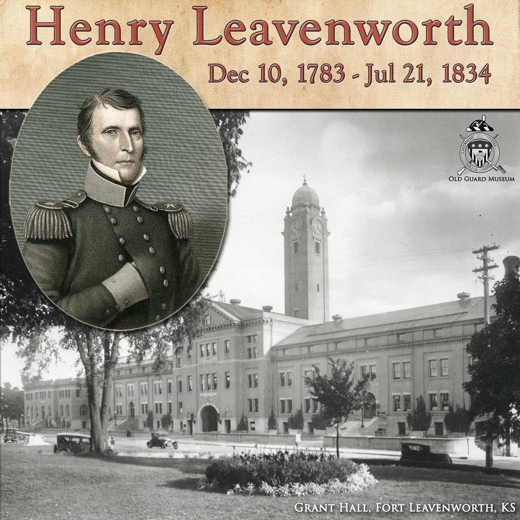Leavenworth On July 21, 1834, Henry Leavenworth died while… Flickr
