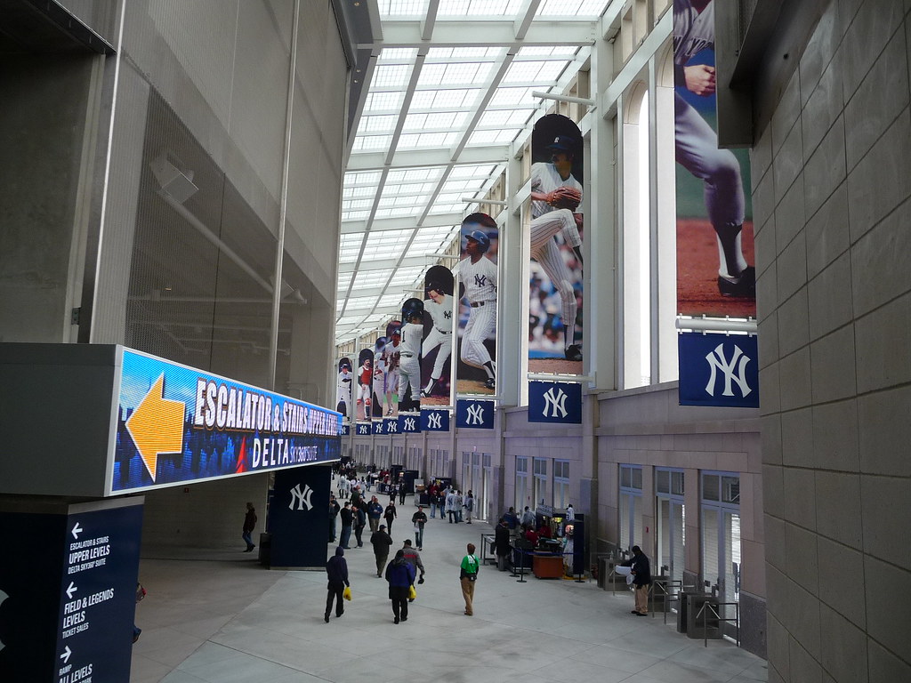 The main hallway at the new Yankee Stadium Ryan Flickr