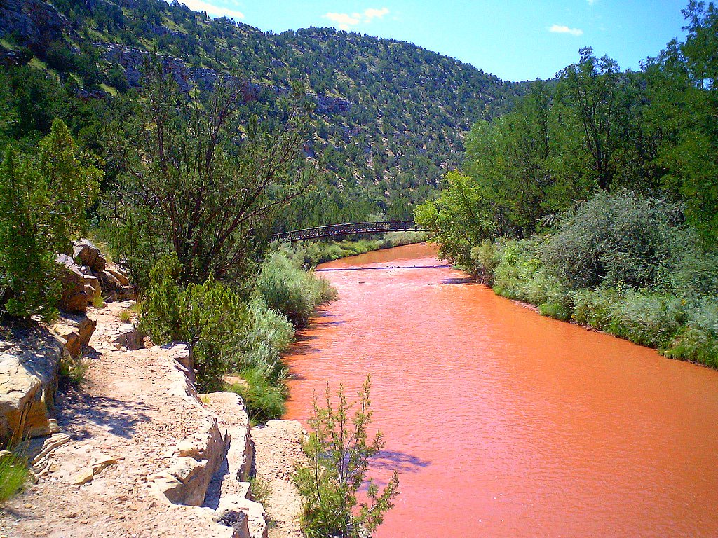 Bridge over Pecos River Pecos River at Villanueva St. Park… Flickr