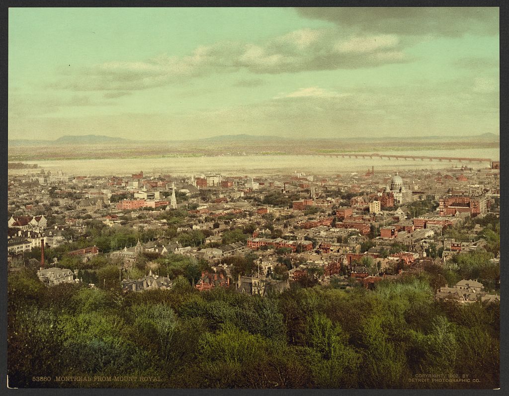 Montreal from Mount Royal (LOC) Detroit Photographic Co. M… Flickr