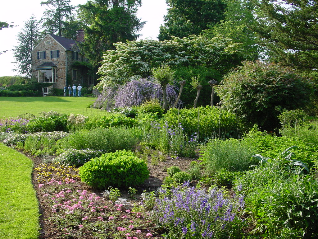 Brookside garden with house Karl Gercens Flickr