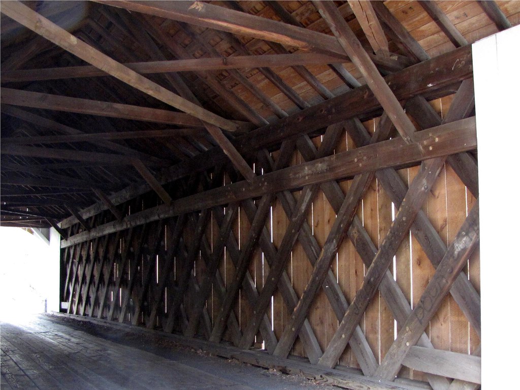 The Loux Covered Bridge, Plumstead Twp., Pennsylvania (PA)… Flickr