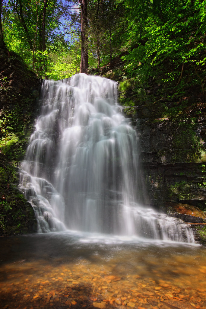 Bridal Veil Falls Bushkill Falls Pennsylvania View Large… Pear