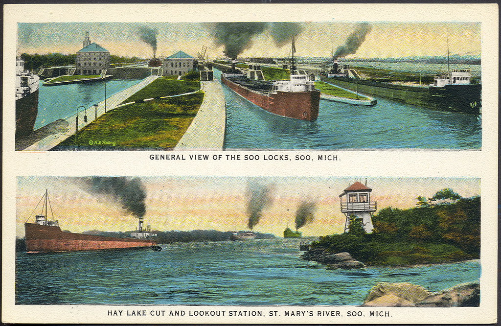 Sault Ste Marie MI UP St Marys River Hay Marsh Lookout nea… Flickr