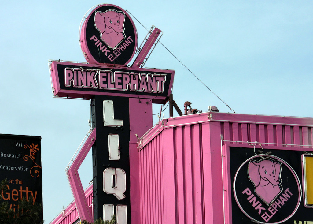 Pink Elephant While my son was driving through Hollywood t… Flickr
